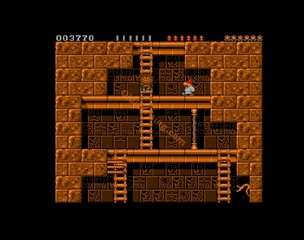 une photo d'Ã©cran de Rick Dangerous sur Commodore Amiga